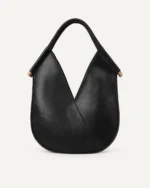 Bolsa de Ombro com Alça Estruturada e Esferas Metálicas na cor Noir — Vista 04